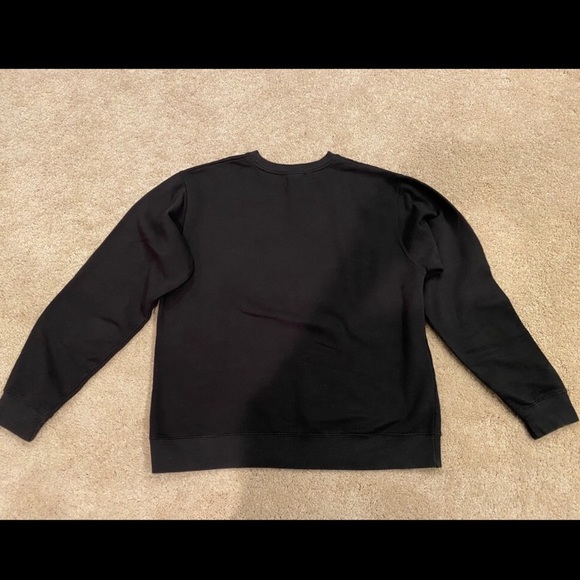 Van Style - Crewneck Sweater, Black, Mens Med - Picture 4 of 4